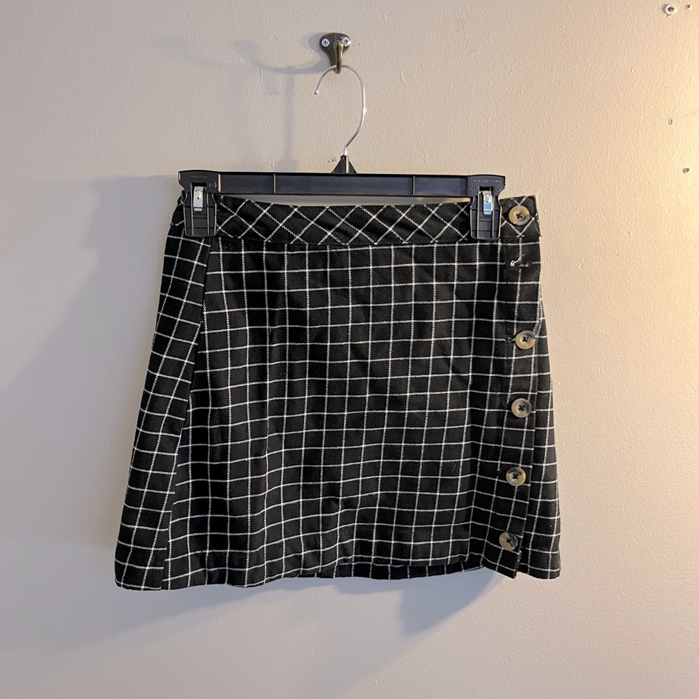 Plaid Mini Skirt